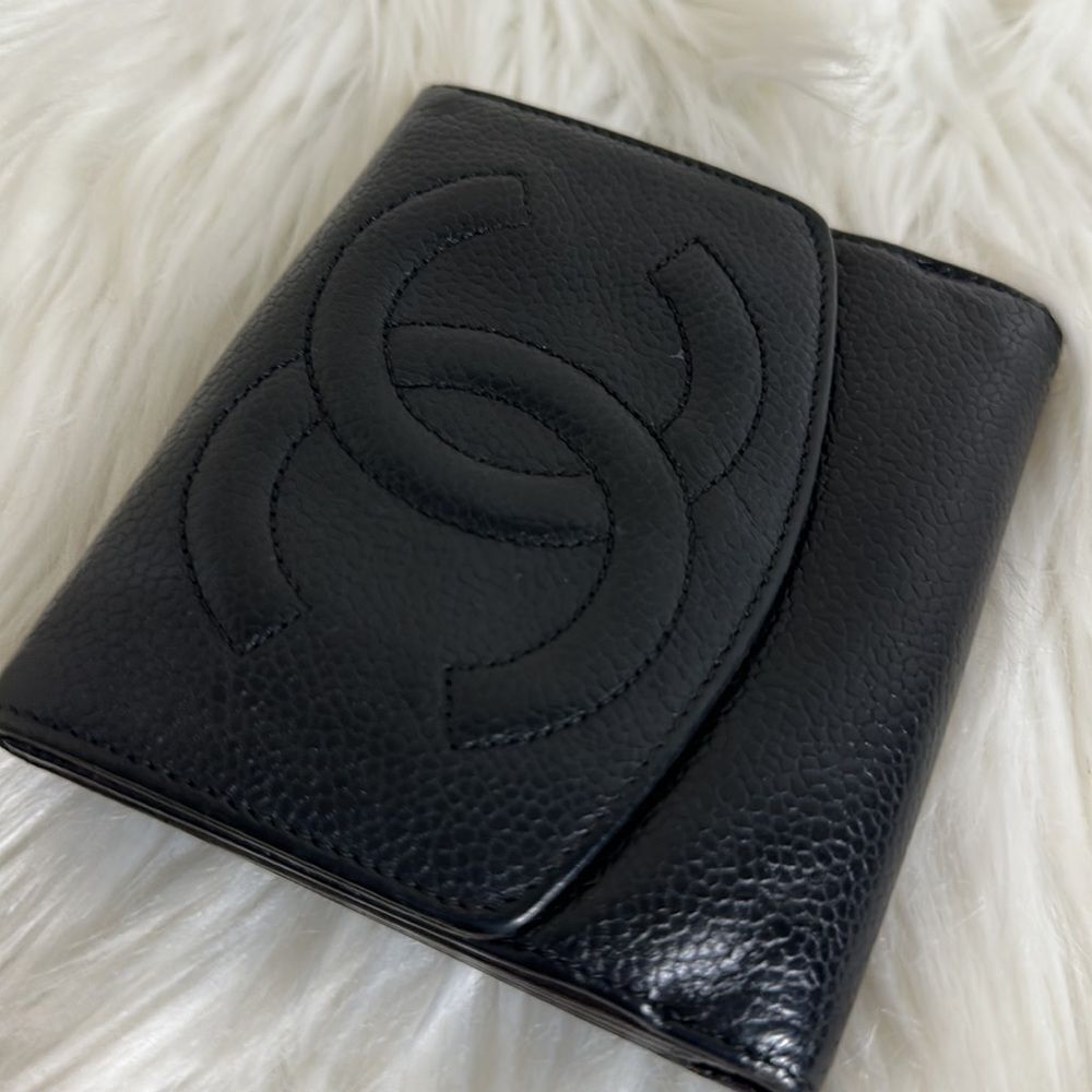 💯Authentic Chanel Caviar Short Wallet🍀 - Picture 6 of 17